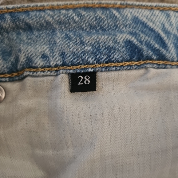 7 For All Mankind Womens Light Wash Ultra High Rise Jo Jean 28 - Picture 10 of 14